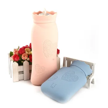 

Rubber Short Long Microwave Heating Hot Water Bottle Heat Hand Warmers Bag With Knitted Cover For Winter Keep Hand Warm