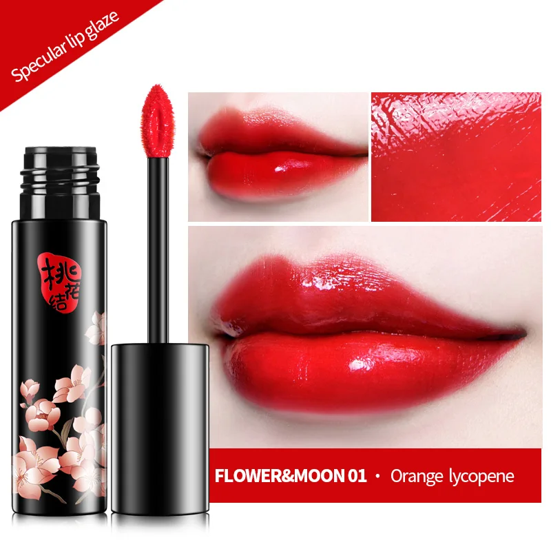 Flower Moon 01 Meiking стойкий прозрачный блеск для губ блеск Жидкий Lipsick Водонепроницаемый Косметический Красота губы увлажняющее средство для макияжа Блеск для губ Новинка - Цвет: Flower Moon 01