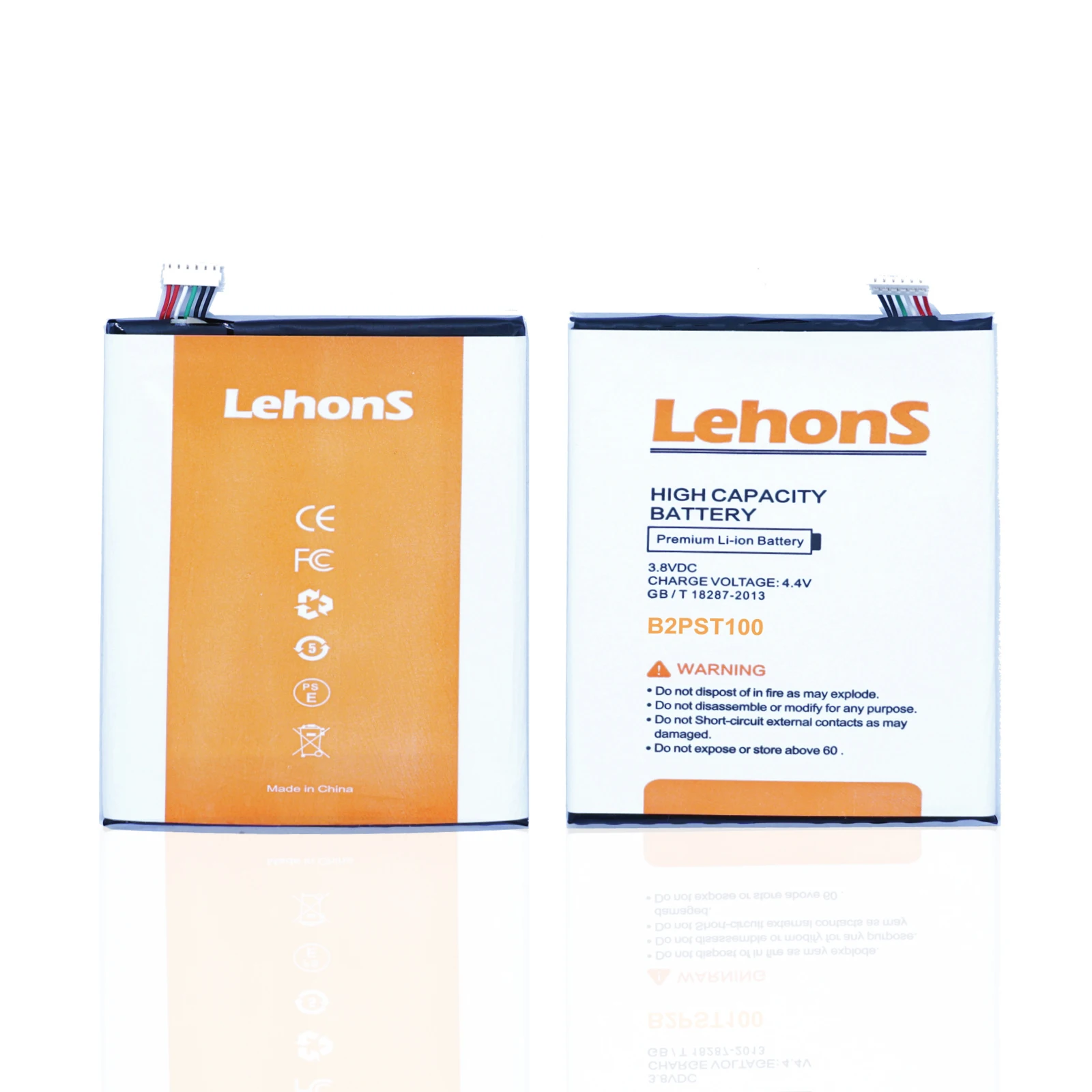 

LehonS 1x Brand New B2PST100 Mobile Phone Battery For HTC Desire 628 630 650 530 D530U 2200mAh / 8.47Wh