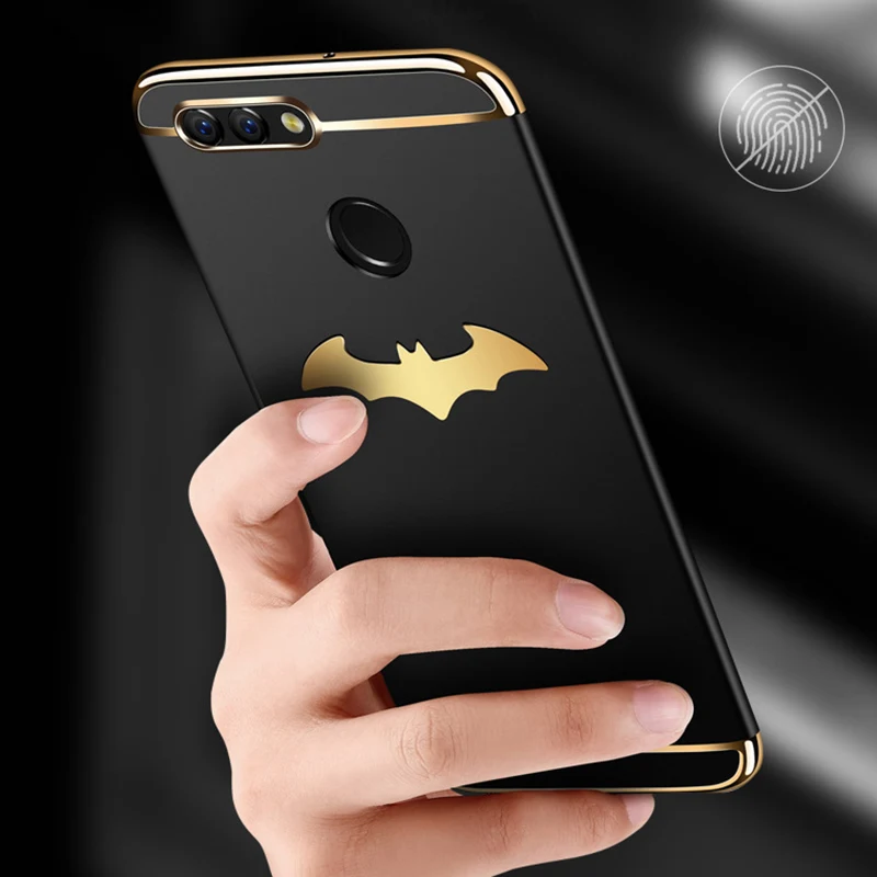 

BFOLLOW Batman 3 in 1 Hard Case for Huawei Honor 7C / 7X / 7A / 7A Pro PC Matte Back Cover Coque