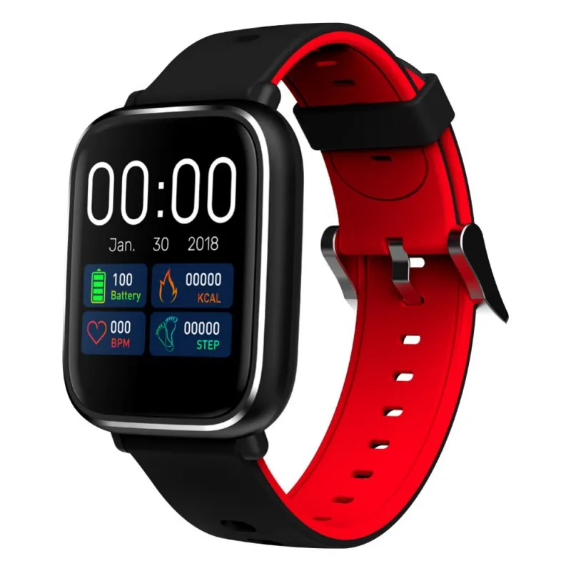 Сенсорный экран Водонепроницаемый Smart Watch Sport IP67 3D динамический мониторинг сердечного ритма крови Давление монитор Часы Браслет Для мужчин/Для женщин