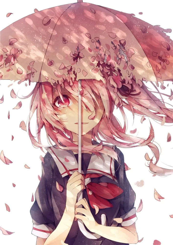 2019 дневник будущего Mirai Nikki Amano Yukiteru Gasai Yuno постер с покрытием Наклейка на стену
