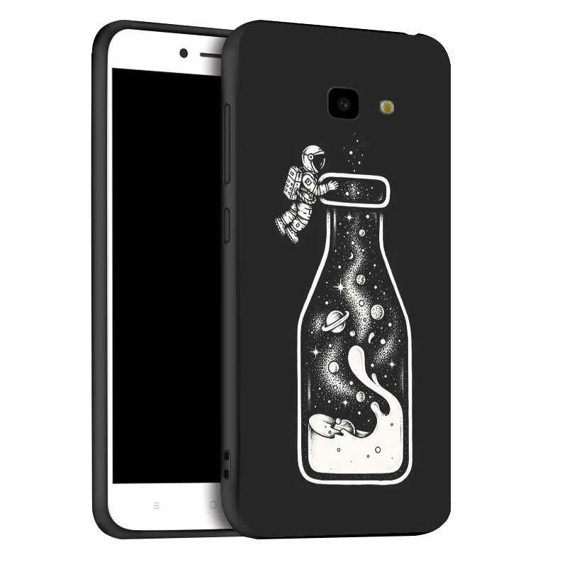 Чехол для Samsung Galaxy A50 A70 A30 A5 2017 мягкий модный черный чехол с космонавтом J6 J4 A7 A8 Plus J8
