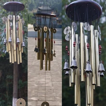 13 трубок* Открытый колокольчики двора садовый, церковный медный домашний декор колокольчики