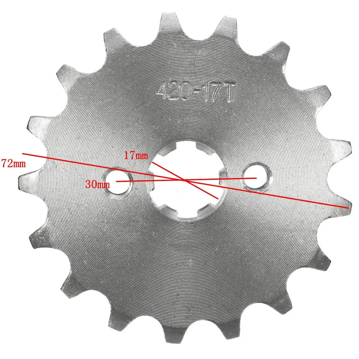 420 10T 11T 12T 13T 14T 15T 16T 17T 18T 19T передняя Звездочка для мотоцикла 70cc 110cc 125cc ATV Pit Bike