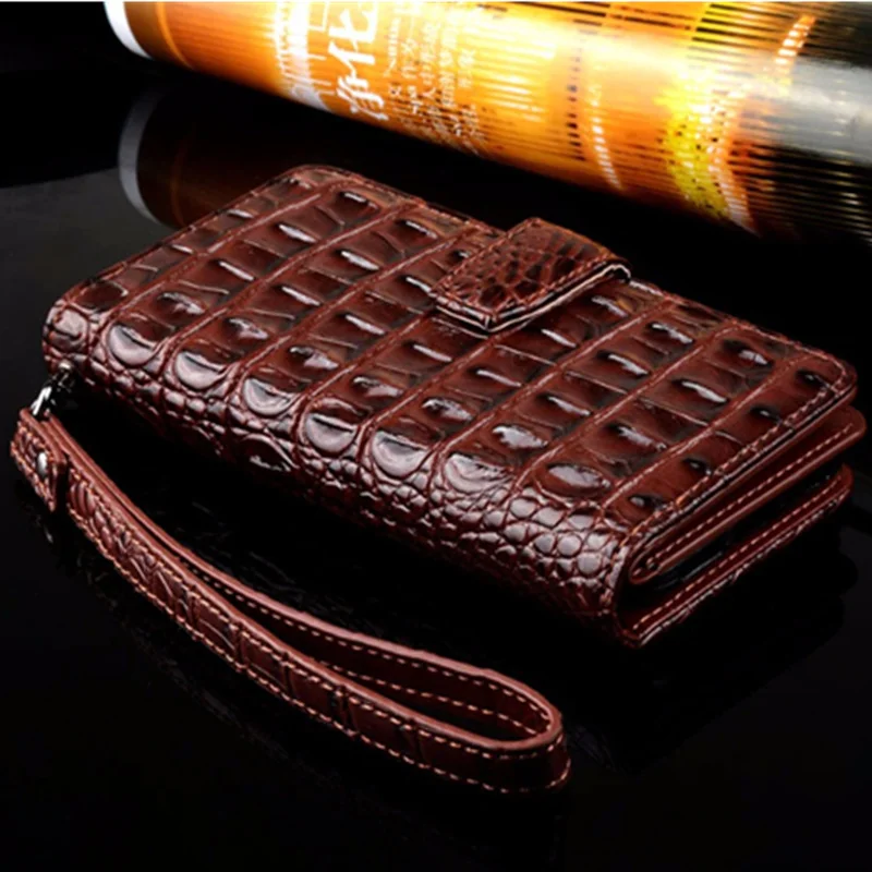 Para ASUS Zenfone Max Pro M1 ZB601KL ZB602KL caso 3D cocodrilo serpiente cuero Flip cartera bolsa de teléfono funda