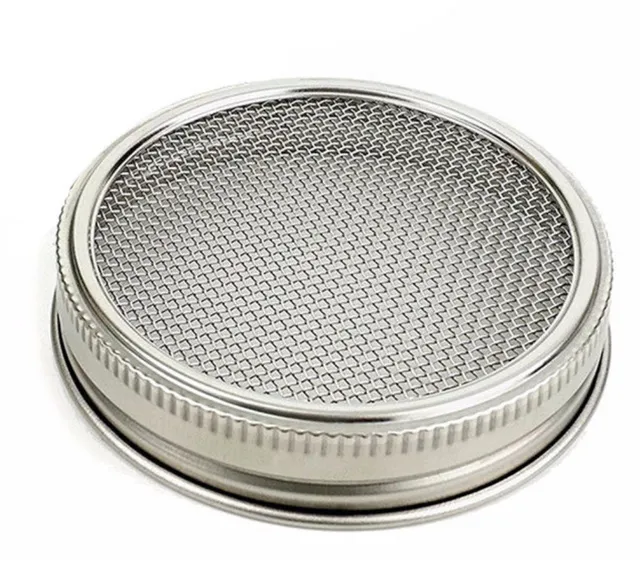2Pcs Sprouting Lids Seed Sprouter Stainless Steel Sprouting...