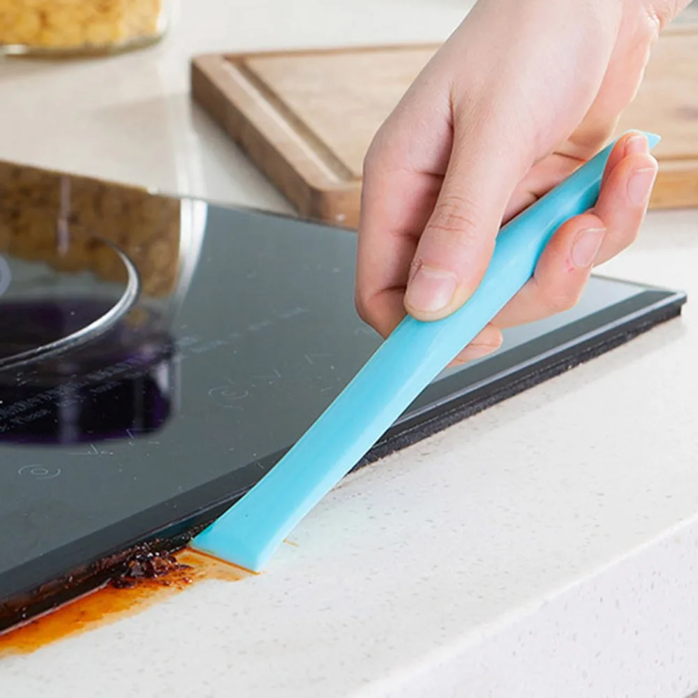 

Hot Sale Random Color Stove Dirt Decontamination Scraper Opener Kitchen Bathroom Cleaning Tools 1PCS