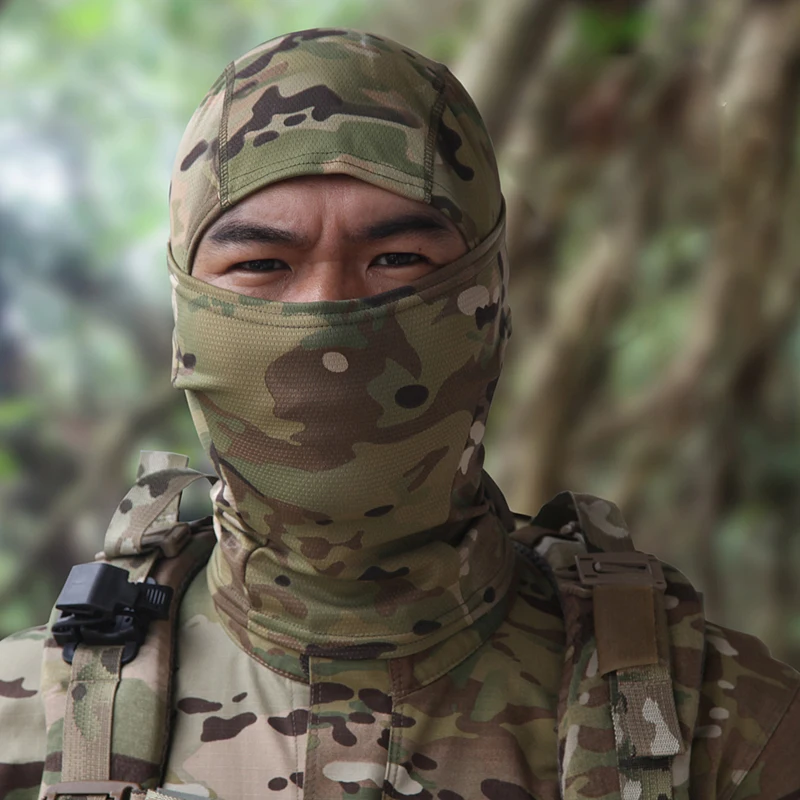 

Hot Multicam Arid Tactical Nijia Balaclava/ MCA Full Face Soft Skullies & Beanies Hunting Cap