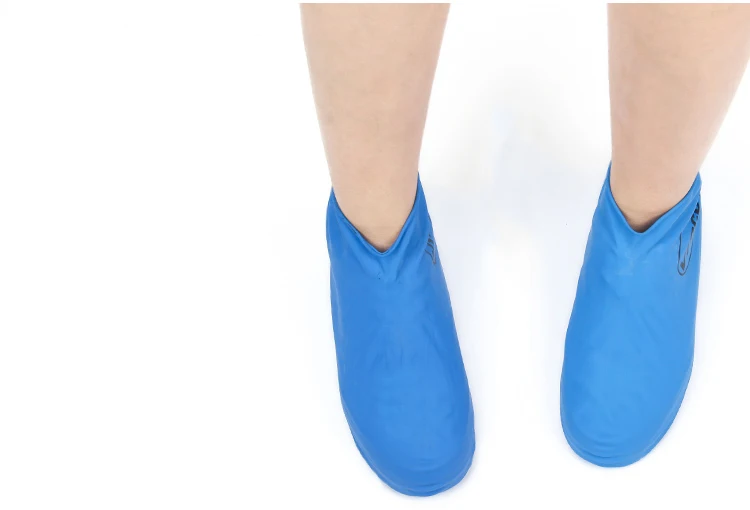 1 пара многоразовые одноразовые водонепроницаемые чехлы для обуви Нескользящие резиновые мужские резиновые сапоги высокие низкие Бахилы M/L Аксессуары