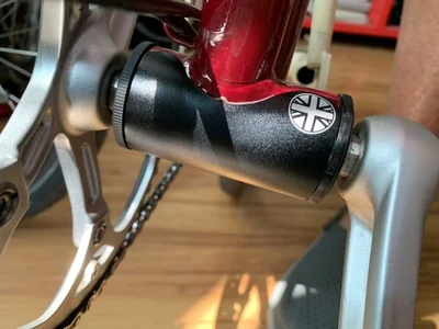 Стикер из алюминиевого сплава Защитная крышка для нижнего кронштейна Brompton складной велосипед