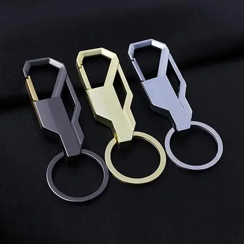 

Simple Design Durable Zinc Alloy Car Key Ring Chain Men's Business Key Chain