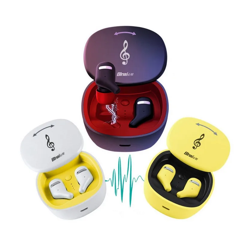 

HATOSTEPED Bluetooth Earbuds Wireless Head phone With Charging Case Bluetooth V5.0 Wireless Earbuds Bluetooth Sport Headset
