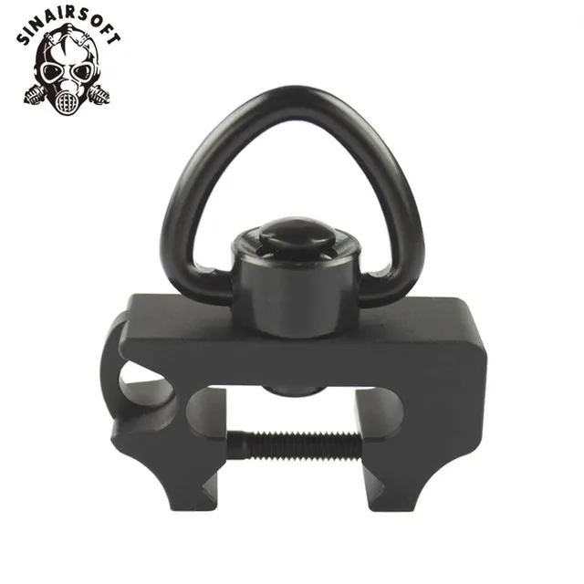 High Quality 250 Lb. Pull Quick Detach Sling Swivel Adapter With 20mm Picatinny Rail Mount Base For Paintball Hunting Target SA4705A