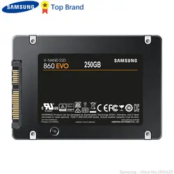 SAMSUNG SSD 860 EVO 1 ТБ 250 GB 500 GB Внутренний твердотельный диск HDD жесткий диск SATA 3 2,5 для ноутбука Настольный SSD диск 500G 1 ТБ 2 ТБ