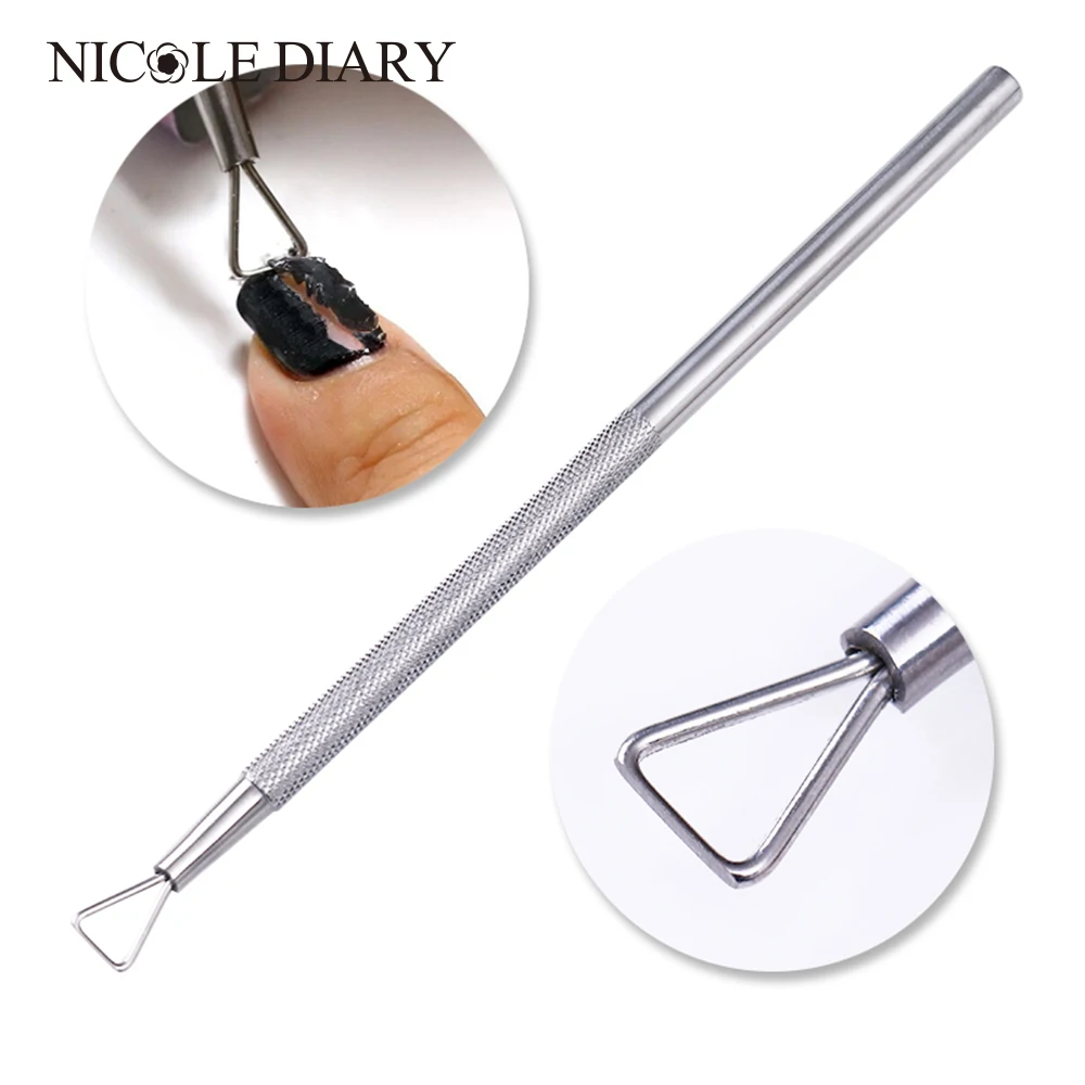 

Stainless Steel Stick Rod UV Gel Polish Pusher Remover Manicure Nail Art Tool