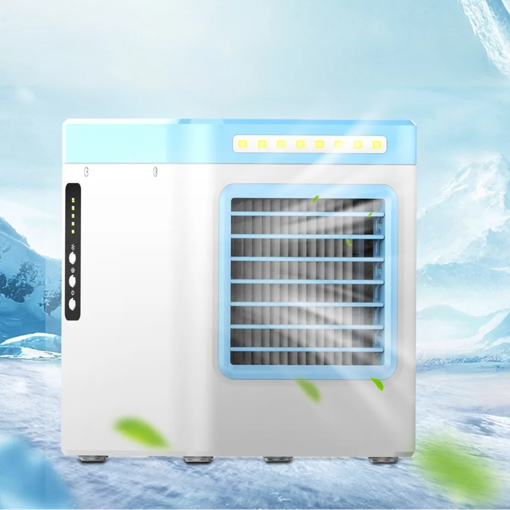 

2019 Home Tools Must-Have Items New Charging S9 Mini Portable Air Conditioning Fan Home Refrigerator Cooler US For Simple Life