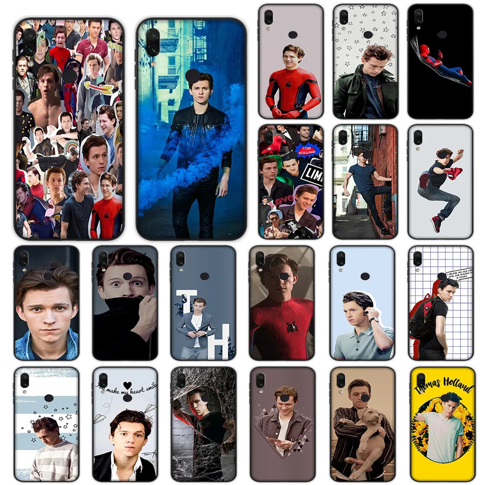 

Tom Holland Soft Case for Xiaomi Redmi Note 4 4X 6 7 8 Pro 5 Plus 5A 6A Cover