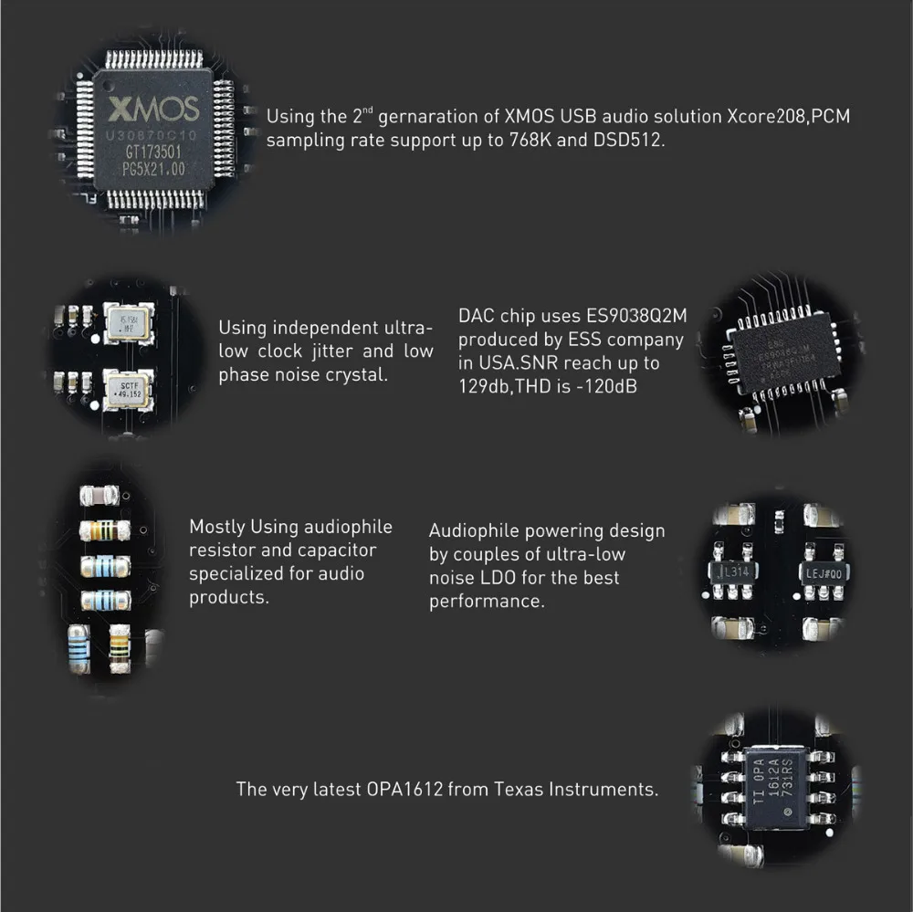 Новая версия SMSL M8A ES9038Q2M 32 бит/768 кГц DSD512 ЦАП USB/оптический/коаксиальный/вход XMOS USB декодер humanized operation