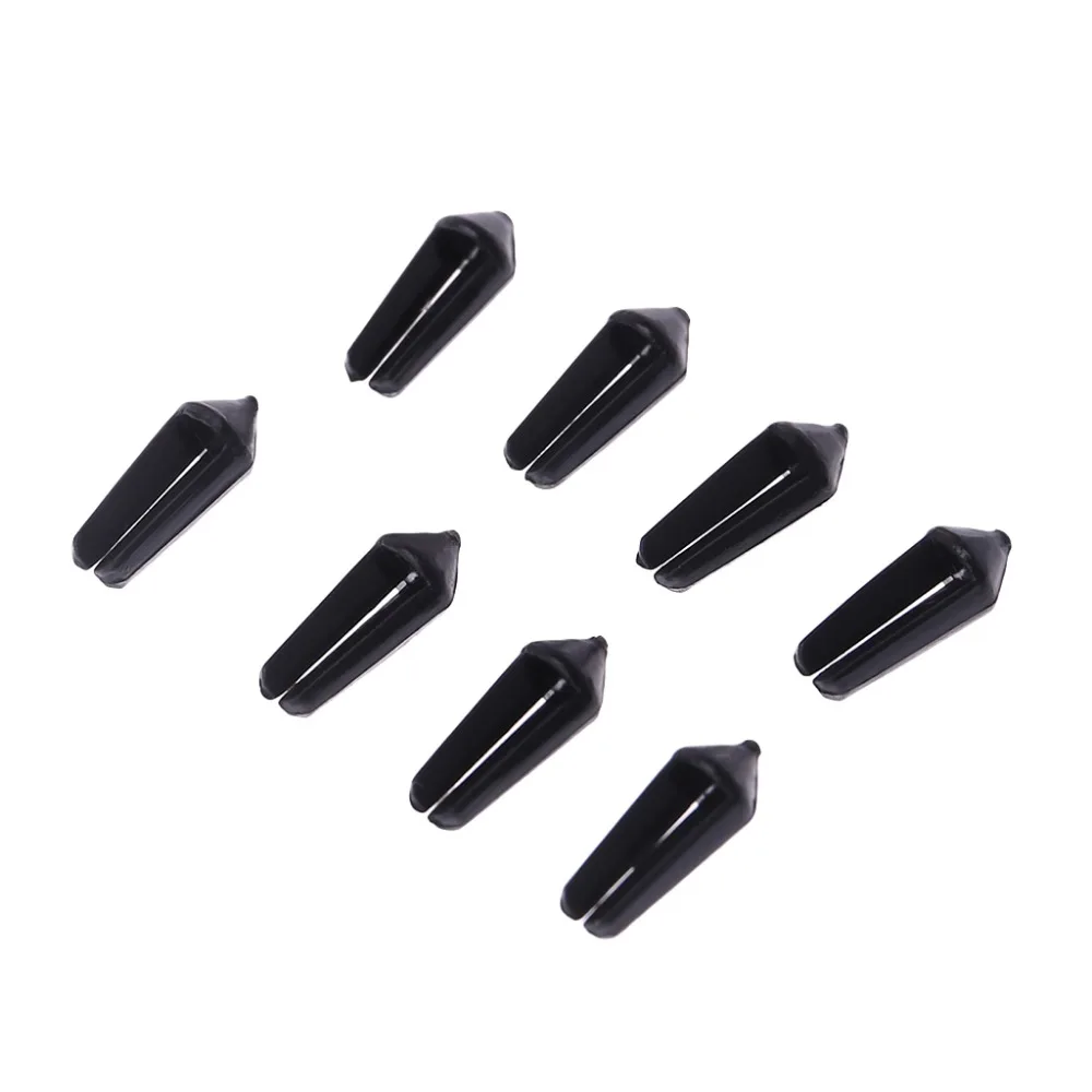 

8 Pcs PC Plastic Mini Darts Flights Protectors Black Savers 0.05g Ultra Lightweight Darts Accessories