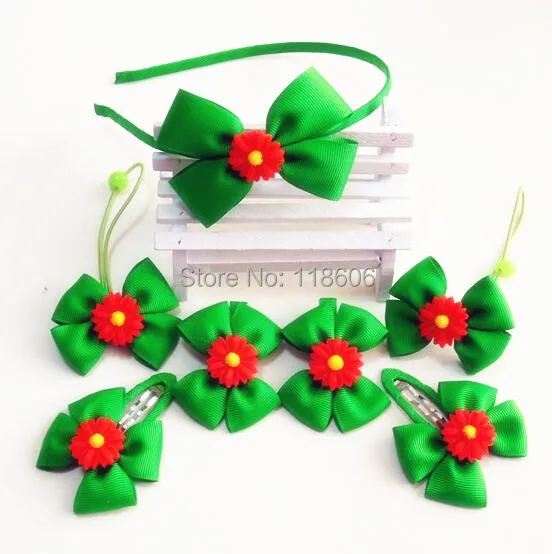sunflower hairclip and headband7.jpg