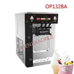 2 * 6.5L мягкий Мороженое машина OPF3032DA Рабочий стол из нержавеющей стали Мороженое maker 220 В 50 Гц 1 шт