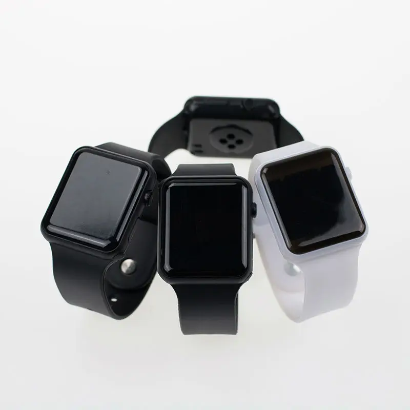 digital watch with changeable faces
