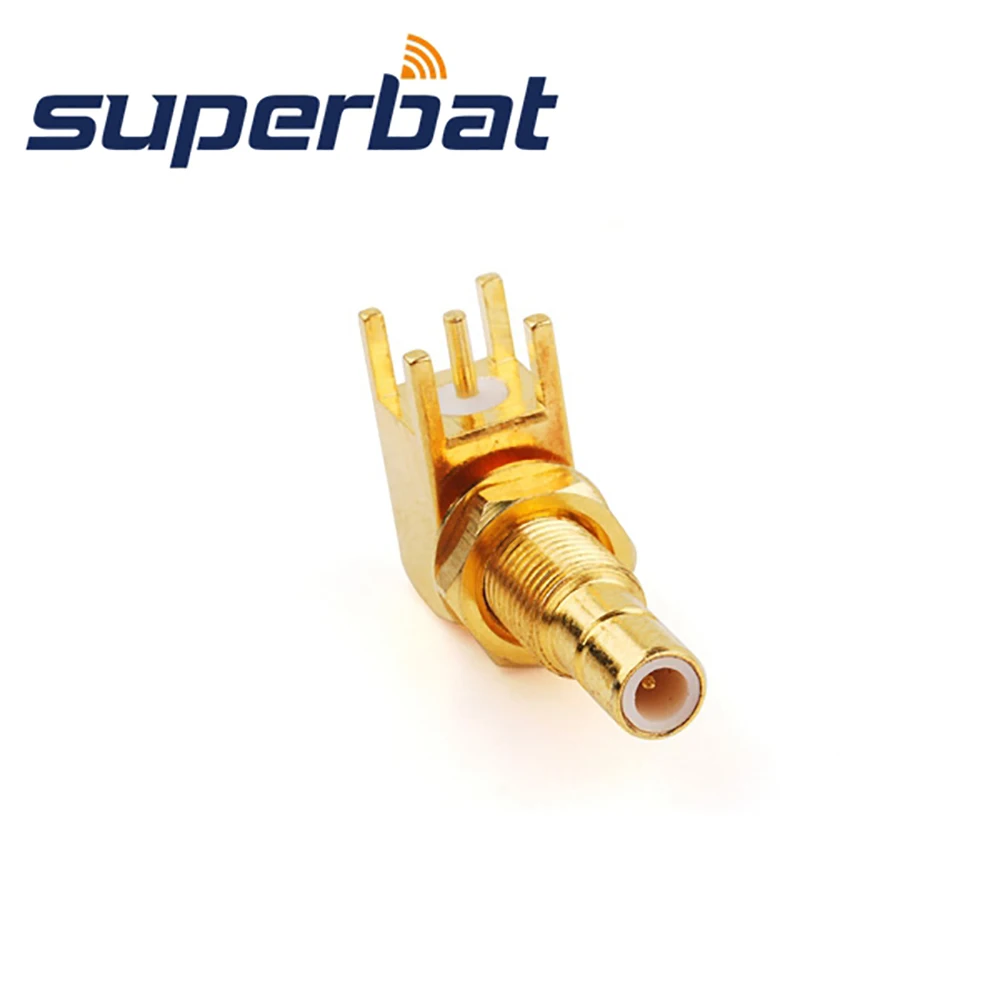 50ohm SMB Female Right Angle RF Coaxial Connector