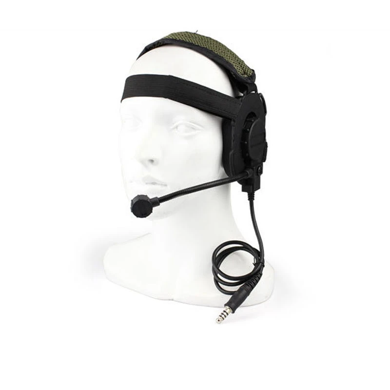 

Military Shooting Headset Army Tactical Headsets Airsoft Paintball Wargame CS Communication Headpshone Use with PTT