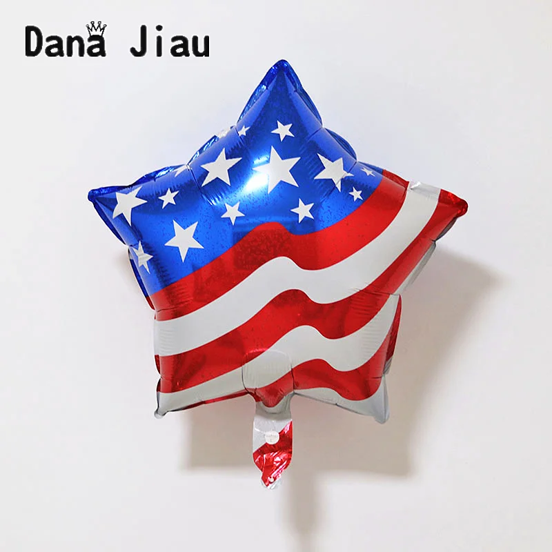 

18inch 1pcs American flag balloons birthday party decoration countries Independence Day balloon children hero toy wholesale