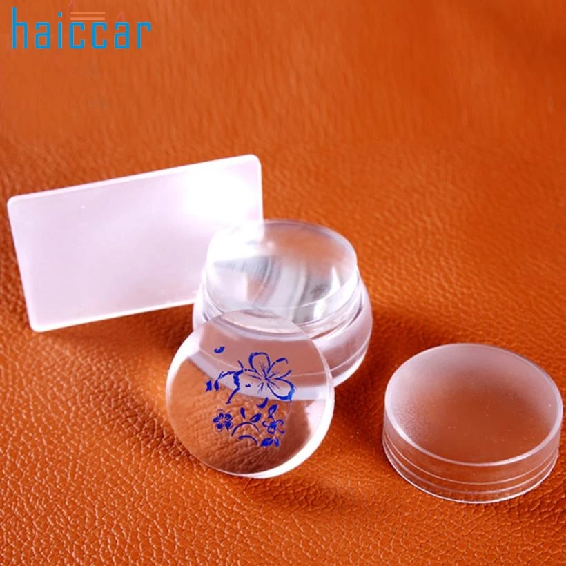 

Beauty Girl Hot Clear Nail Art Stamping Stamper Scraper Image Plate Manicure Print Tool DIY Oct 31
