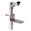 Commercial Grade Manual Can Opener with Angled Bar (Stainless Steel) Medium Duty Table Mount with 18.11