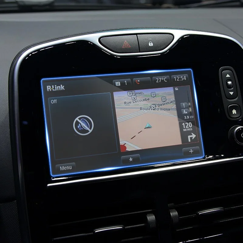 Стайлинг автомобиля QCBXYYXH 7 дюймовый экран GPS навигации стеклянная Защитная