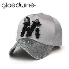 Glaedwine бренд Хлопок Весна Лето Мода Бейсболка s для женщин кости блестки стразы стекло хип хоп кепка шапки Snapback