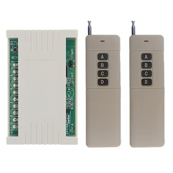 

3000m Wide Range High Power 30A Relay AC 85-265V 110V 220V 4 CH 4CH Wireless RF Remote Control Switch Transmitter & Receiver