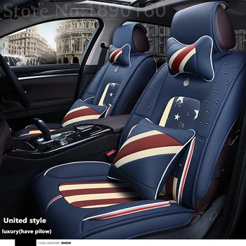 

Special Leather car seat cover For Chrysler 300C PT Cruiser Grand Voyager Sebring car styling auto accessories car Stickers