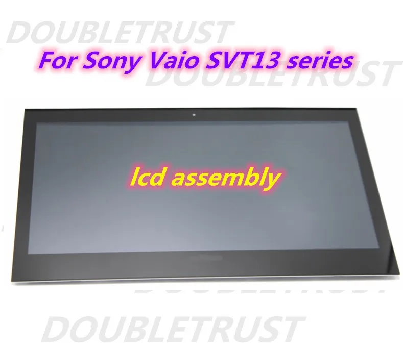 Сенсорный экран дигитайзер стекло ЖК-дисплей в сборе + рамка для Sony Vaio SVT1313X9RS