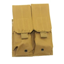 Molle Двойной Пистолет Журнал Mag Чехол для фонарика инструмент чехол для ножа картридж зажим кобура держатель ремня