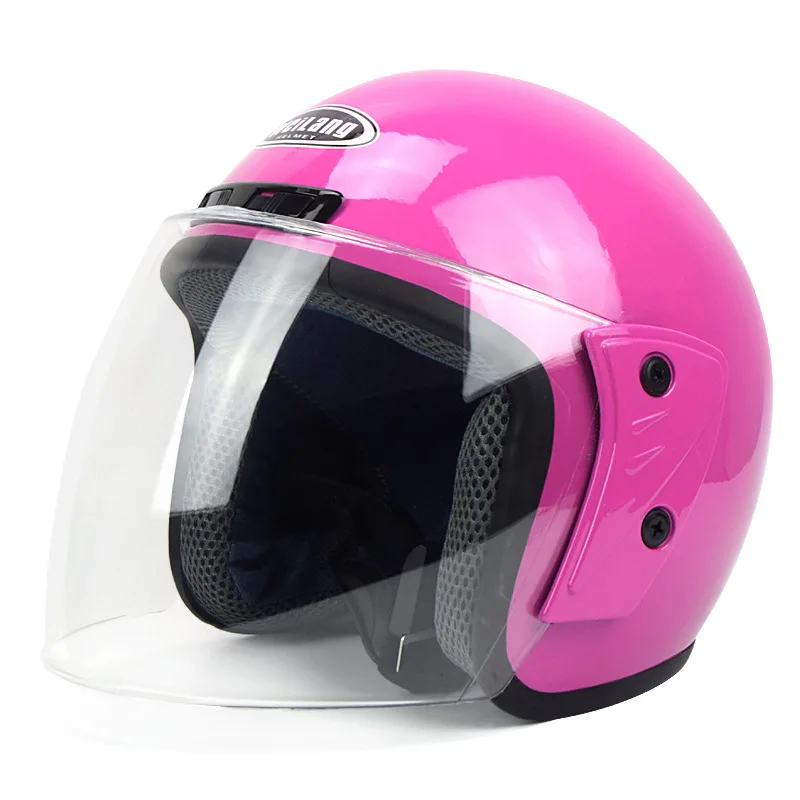 Зимний мотоциклетный шлем с открытым лицом Capacete Cascos Para Moto Racing винтажный для