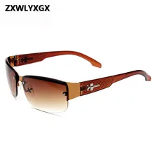 Zxwlyxgx clássico vintage óculos de sol masculino marca nova condução óculos de sol