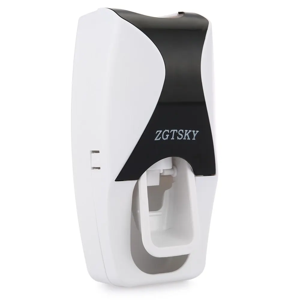 

Plastic Automatic Toothpaste Dispenser Hands Free Toothbrush Holder Set for 5 Brushes High Quality