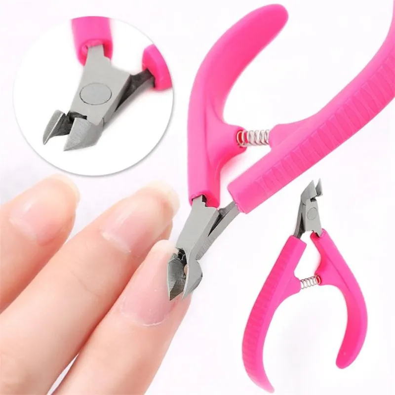 

Nail Cuticle Cutter Nail Art Stainless Steel Cuticle Manicure Cutter Nippers Clipper Finger & Toe Dead Skin Nail Art Tool