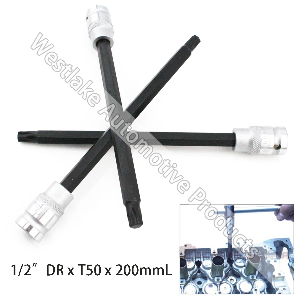 

T50 Extra Long Engine Head Bolt Removal Socket For BMW BENZ (Tamper Proof)