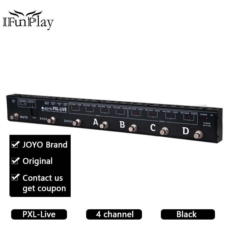 JOYO PXL Live Programable Looper Control Station Pedal