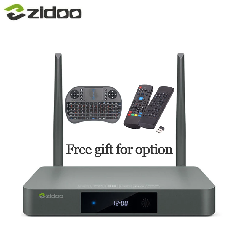Zidoo X9S Airmouse or Keyboard HDMI TV BOX Android 6 0 16G with US EU