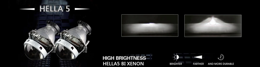 3,0 дюймов hella 5 bixenon hid автомобильные линзы проектора с голубым покрытием Автомобильные фары металлический держатель D1S D2S D3S D4S ксеноновая лампа Модифицированная