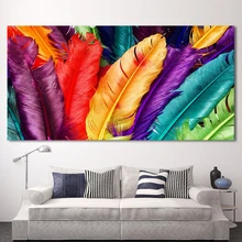 Натюрморт Разноцветные перья волк на заказ бриллиантовый рисунок Рождество карты veren алмазная живопись kerstkaarten daimont живопись