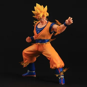 

21cm Dragon Ball Z Super Saiyan Son Goku Figurine Dolls Toys PVC Kakarotto Action Figure Collectible Model Toy Birthday Gift
