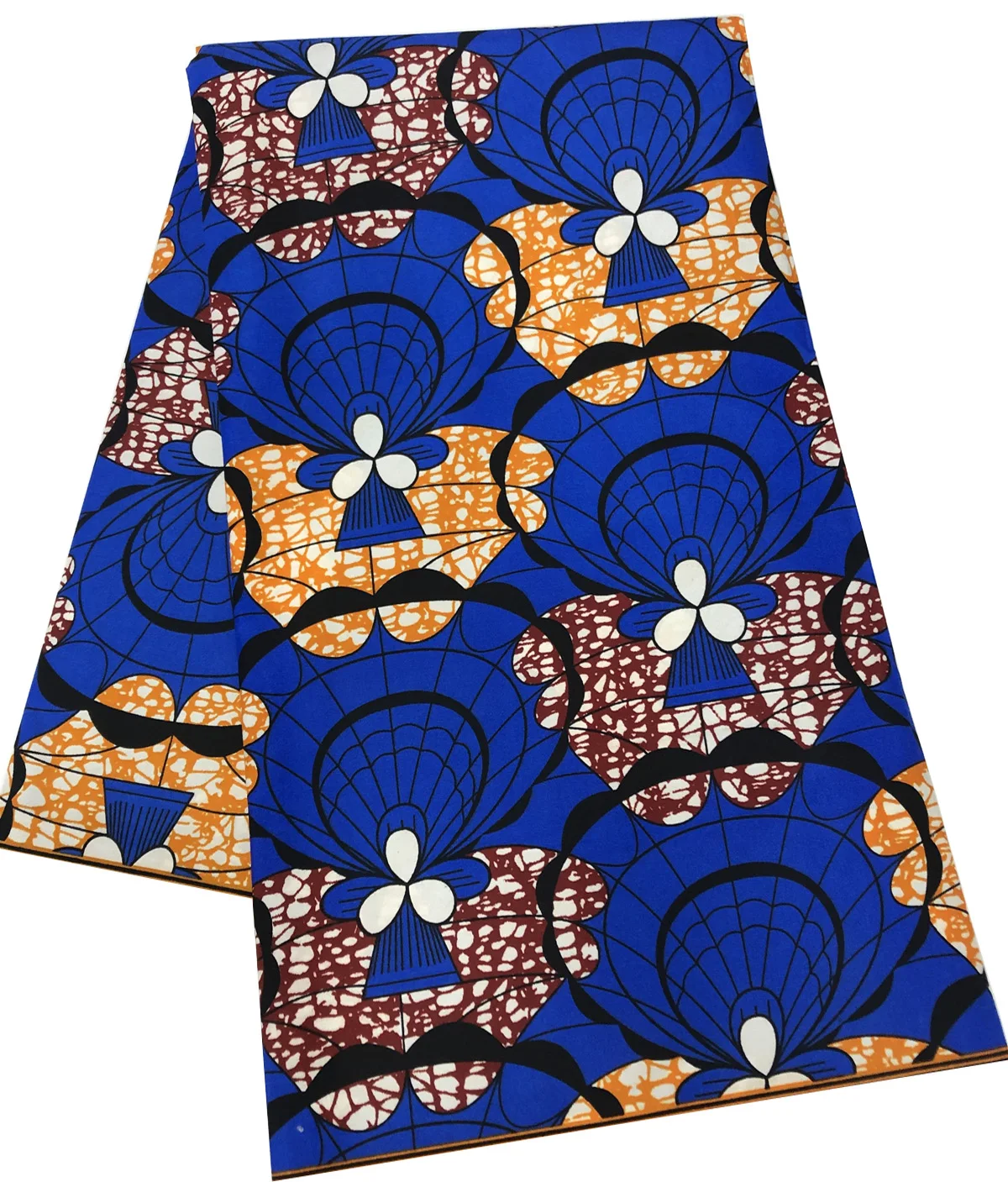 Африканская ткань высокого качества Hollandais воск печать ткань хлопок африканский Hollandais настоящий голландский воск для платья - Цвет: As Picture