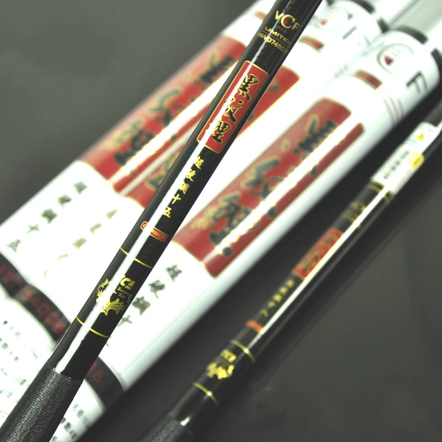 Best price at $235 Cheap Portable popular 1 pcs/Lot ultra light hard carbon 1.8/2.1/2.4/2.7/3.0/3.6/3.9/4.5/4.8/5.4/6.3/7.2/8.1 m Taiwan fishing rod